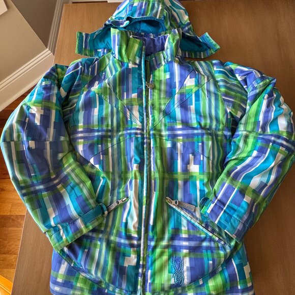 SPYDER 3 way system ski jacket - Youth size 16 or Women's Xs/Small - Picture 2 of 14